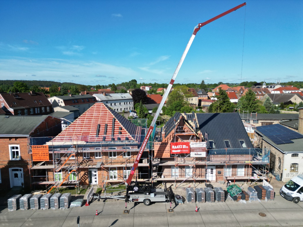 Kran im Einsatz
